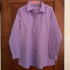 NWOT- MARTHA STEWART POPLIN SHIRT